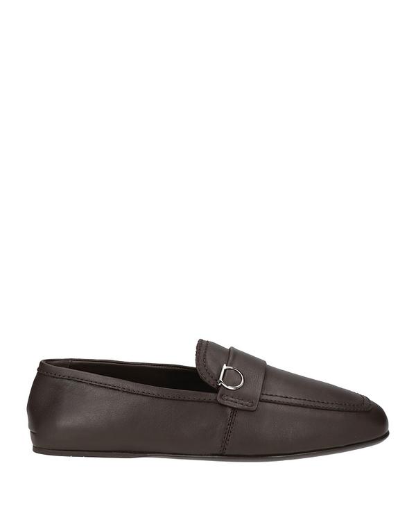 フェラガモ メンズ シューズ スリッポン・ローファー FERRAGAMO モカシン Dark Brown 赤銅色