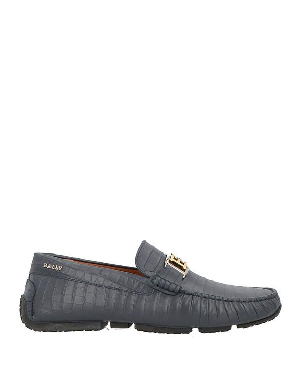 バリー メンズ シューズ スリッポン・ローファー BALLY モカシン Gray 薄墨色