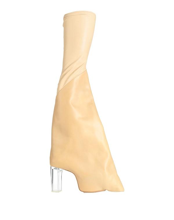 リックオウエンス メンズ シューズ ブーツ・レインブーツ RICK OWENS 遊撃手ブーツ Beige ベージュ