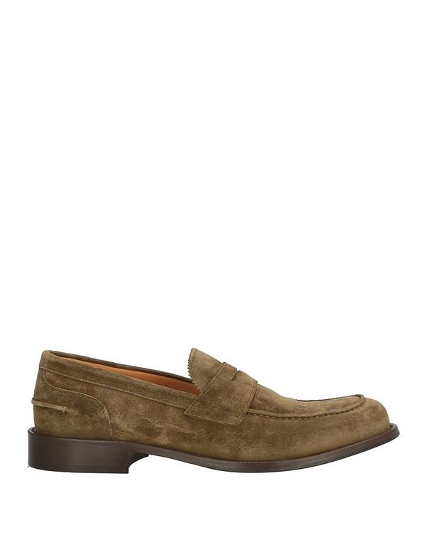 ボールディーニ メンズ シューズ スリッポン・ローファー BALDININI モカシン Military Green 緑であること