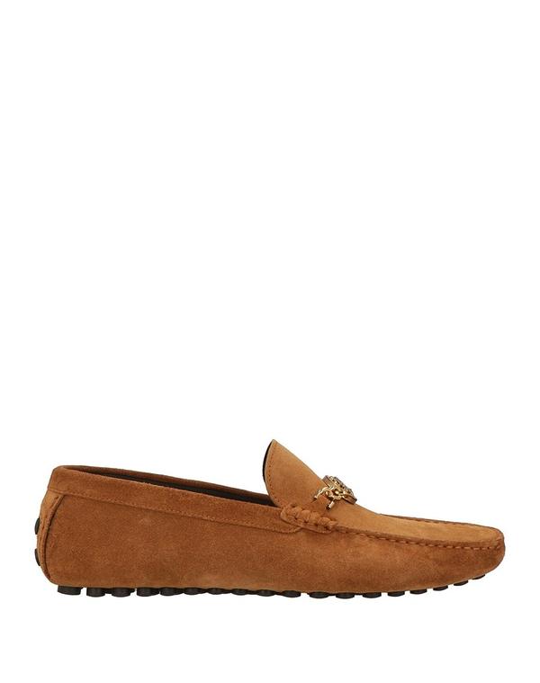 ロベルトカヴァリ メンズ シューズ スリッポン・ローファー ROBERTO CAVALLI モカシン Camel 駱駝
