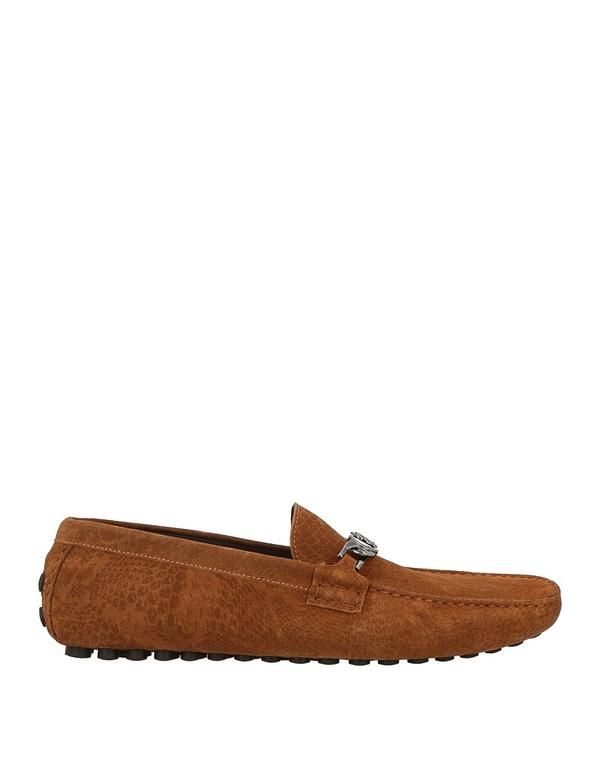 ロベルトカヴァリ メンズ シューズ スリッポン・ローファー ROBERTO CAVALLI モカシン Camel 駱駝