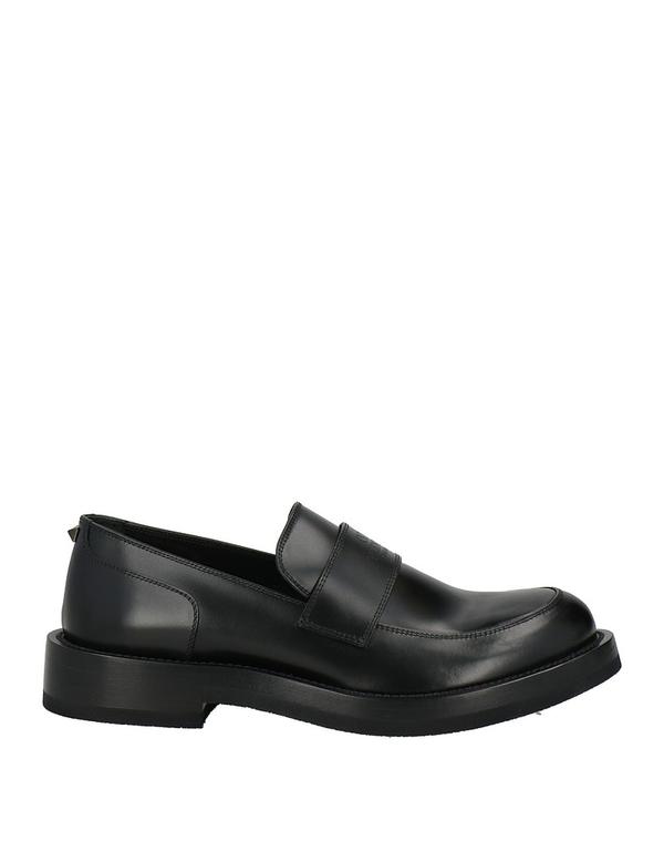 ヴァレンティノ メンズ シューズ スリッポン・ローファー VALENTINO GARAVANI モカシン Black 黒いこと