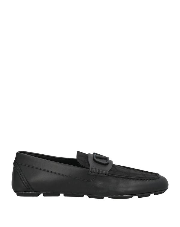 ヴァレンティノ メンズ シューズ スリッポン・ローファー VALENTINO GARAVANI モカシン Black 黒いこと