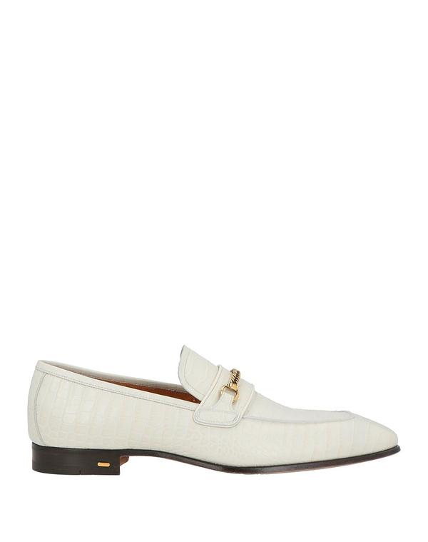 トム・フォード メンズ シューズ スリッポン・ローファー TOM FORD モカシン Ivory アイボリー|ReVida 店
