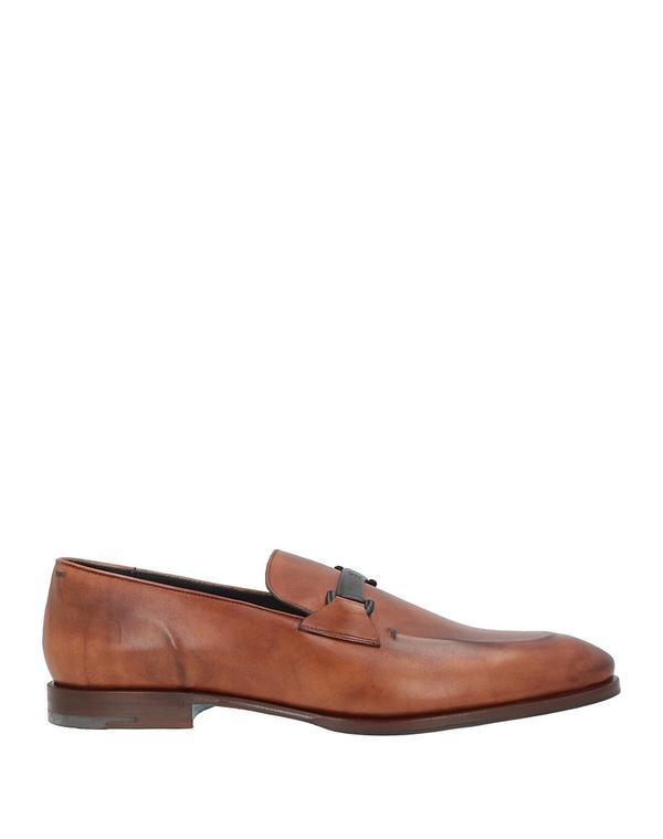 ストール・マンテラッシ メンズ シューズ スリッポン・ローファー SUTOR MANTELLASSI モカシン Light Brown ブラウン