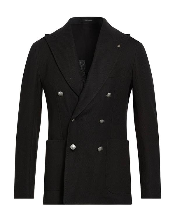 タリアトーレ メンズ アウター ジャケット・ブルゾン TAGLIATORE テーラードジャケット Black ブラック