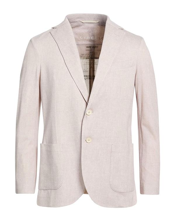チルコロ 1901 メンズ アウター ジャケット・ブルゾン CIRCOLO 1901 テーラードジャケット Pale Pink ピンク｜ReVida 店 49,680円