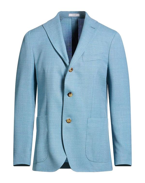 ボリオリ メンズ アウター ジャケット・ブルゾン BOGLIOLI テーラードジャケット Light Blue ブルー