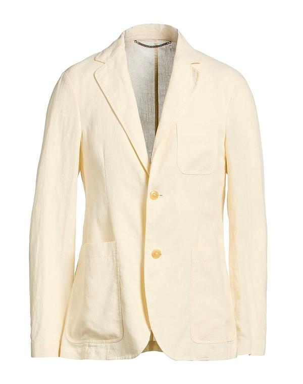 カナーリ メンズ アウター ジャケット・ブルゾン CANALI テーラードジャケット Off White オフホワイト