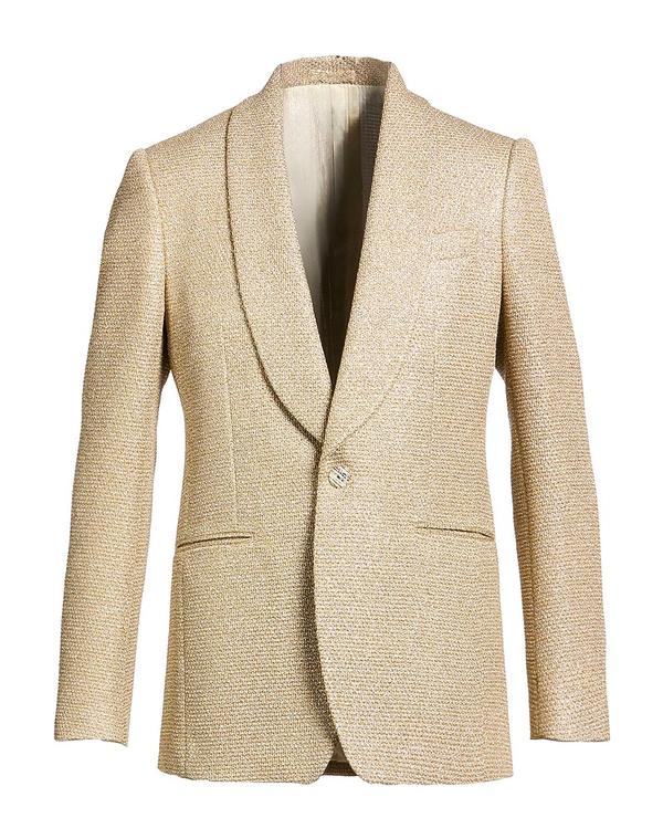 ラルディーニ メンズ アウター ジャケット・ブルゾン LARDINI テーラードジャケット Gold ゴールド｜ReVida 店