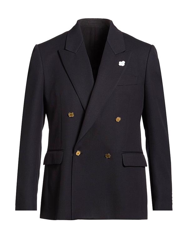 ラルディーニ メンズ アウター ジャケット・ブルゾン LARDINI テーラードジャケット Midnight Blue ブルー