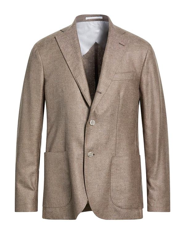 バルバナポリ メンズ アウター ジャケット・ブルゾン BARBA Napoli テーラードジャケット Taupe トープ 230,400円