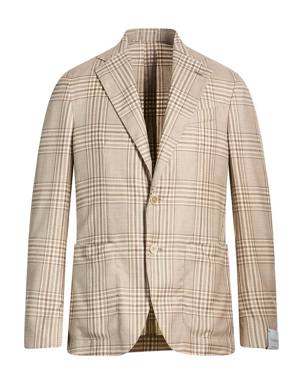カルーゾ メンズ アウター ジャケット・ブルゾン CARUSO テーラードジャケット Beige ベージュ|ReVida 店