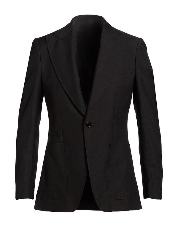 ラルディーニ メンズ アウター ジャケット・ブルゾン LARDINI テーラードジャケット Black ブラック