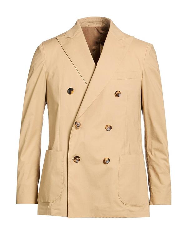 ラルディーニ メンズ アウター ジャケット・ブルゾン LARDINI テーラードジャケット Khaki カーキ