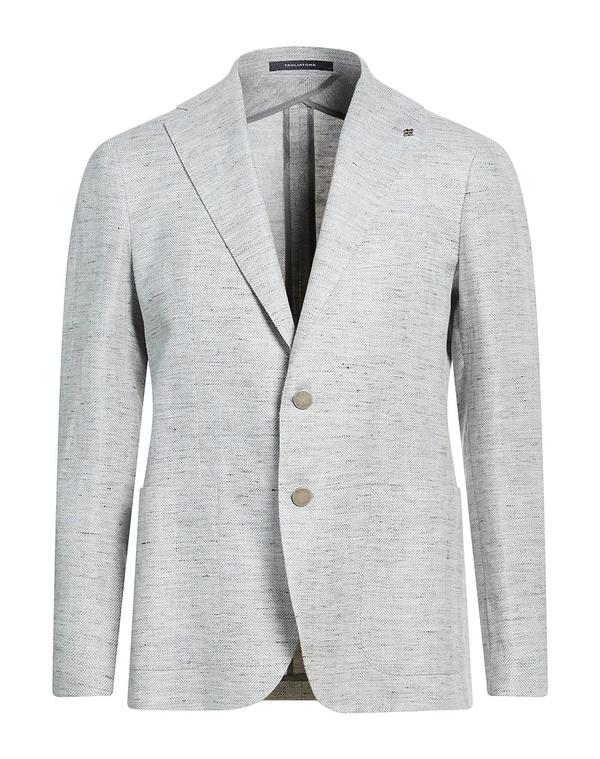 タリアトーレ メンズ アウター ジャケット・ブルゾン TAGLIATORE テーラードジャケット Light Gray グレー