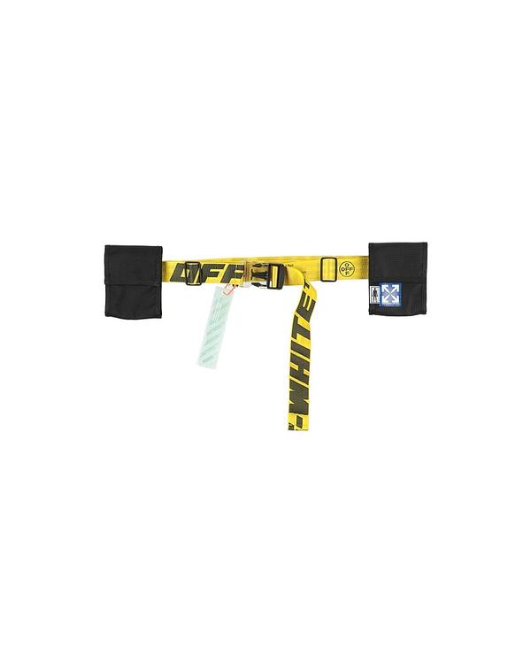 オフ-白いこと メンズ 御徒面子 OFF-WHITE 酉の方角車寄せ Yellow 黄色