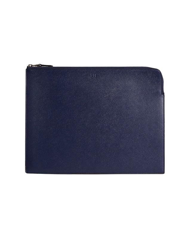 ダン吸血鬼 メンズ 御徒面子 DUNHILL ハンドバック Midnight Blue 青碧