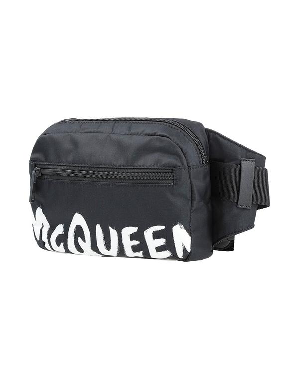 マックイーン メンズ 御徒面子 MCQUEEN 酉の方角合切袋 Black 黒いこと