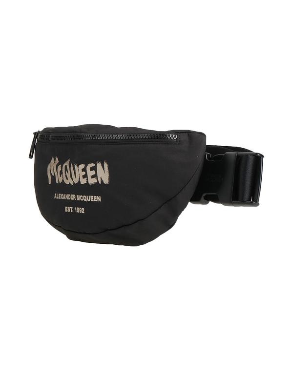 マックイーン メンズ 御徒面子 MCQUEEN 酉の方角合切袋 Black 黒いこと