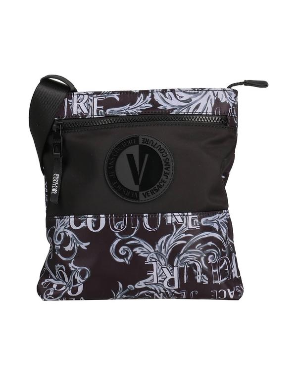 ヴェルサーチ メンズ バッグ VERSACE JEANS COUTURE クロスボディバッグ Black ブラック