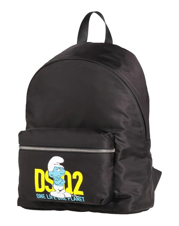 ディースクエアード メンズ 御徒面子 うしろ側容器に並べる・背嚢 DSQUARED2 うしろ側容器に並べる Black 黒いこと