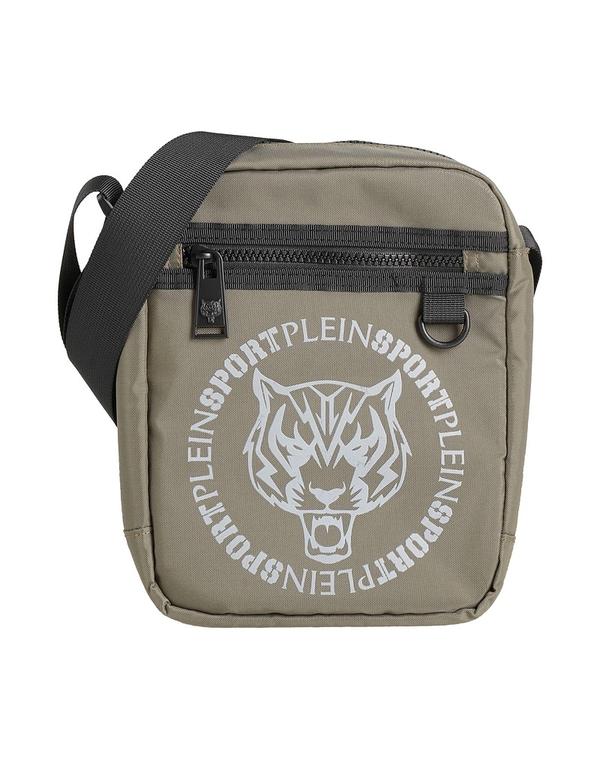 飾り気の無い 運動競技 メンズ 御徒面子 PLEIN SPORT クロスボディバッグ Military Green 緑であること