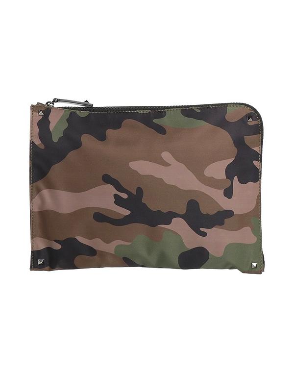 ヴァレンティノ メンズ 御徒面子 VALENTINO GARAVANI ハンドバック Military Green 緑であること