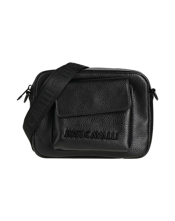 ジャストカバリ メンズ バッグ JUST CAVALLI クロスボディバッグ Black ブラック|ReVida 店