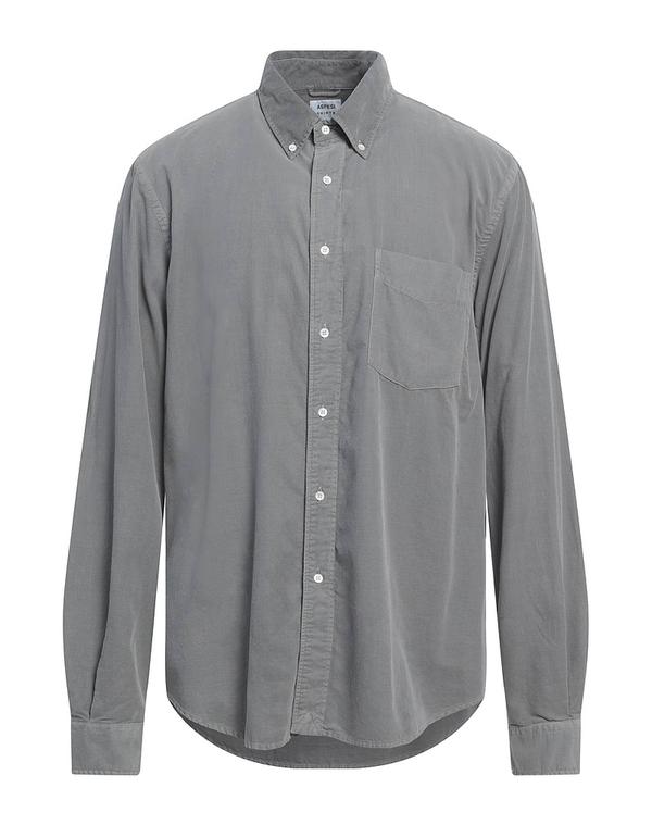 アスペジ メンズ トップス シャツ ASPESI 無地シャツ Gray グレー｜ReVida 店