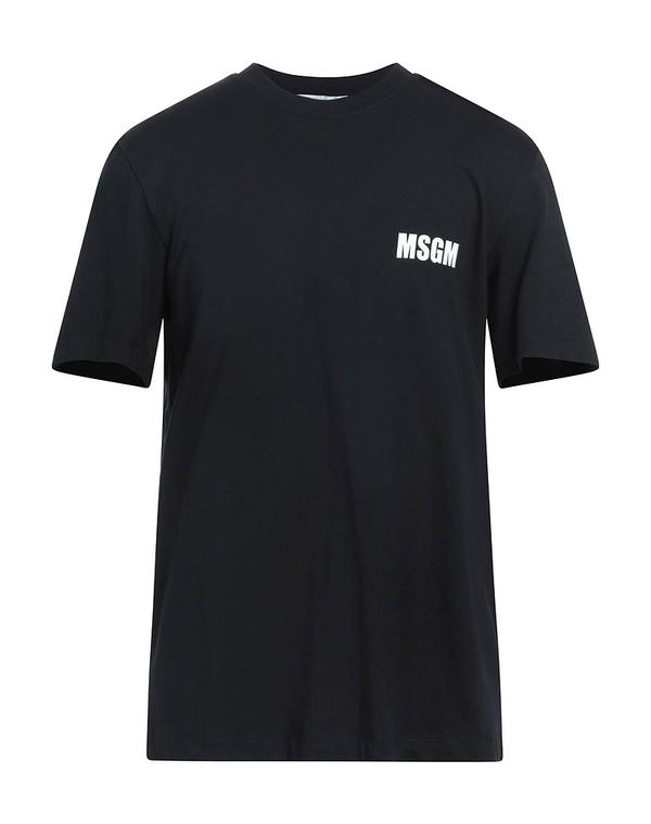 エムエスジイエム メンズ トップス Tシャツ MSGM Ｔシャツ Black ブラック