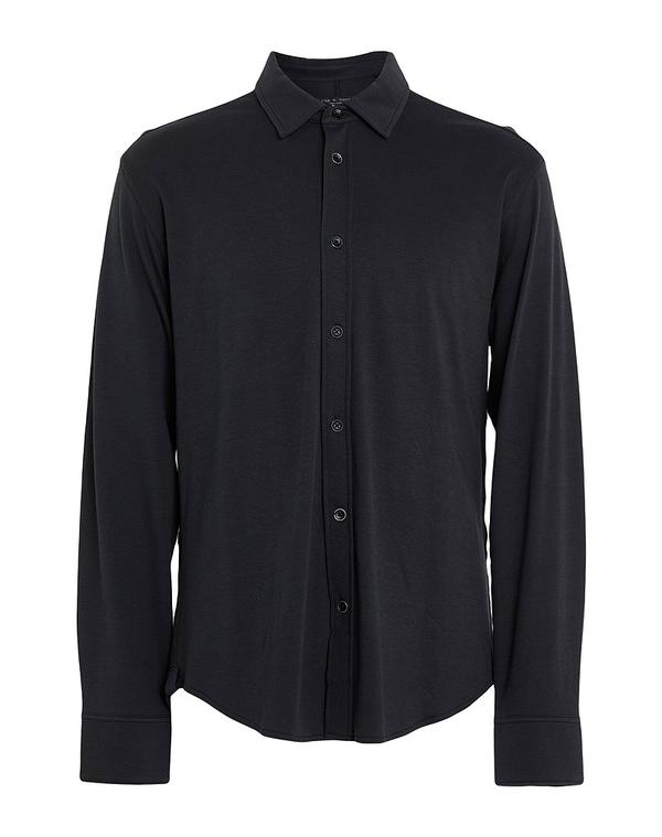 ラグアンドボーン メンズ トップス シャツ RAG & BONE 無地シャツ Black ブラック