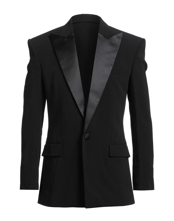 バルマン メンズ アウター ジャケット・ブルゾン BALMAIN テーラードジャケット Black ブラック