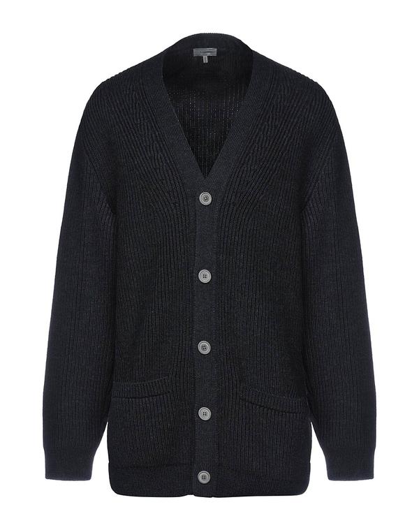 ランバン メンズ アウター カーディガン LANVIN カーディガン Charcoal チャコール