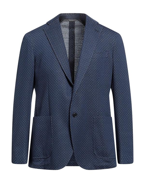 トンボリーニ メンズ アウター ジャケット・ブルゾン TOMBOLINI テーラードジャケット Navy ネイビー