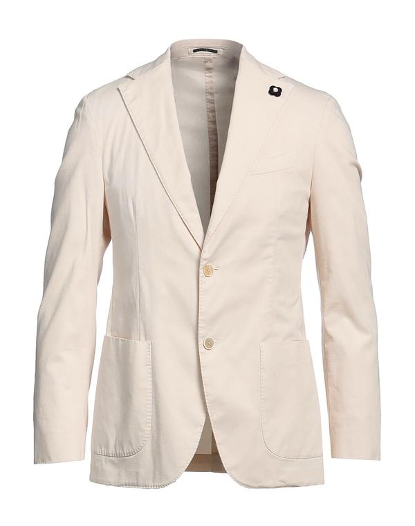 ラルディーニ メンズ アウター ジャケット・ブルゾン LARDINI テーラードジャケット Off-White オフホワイト