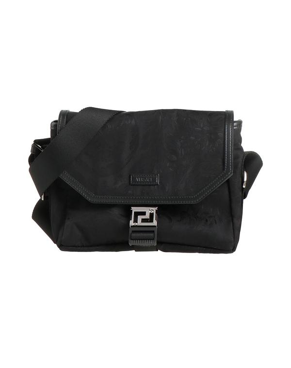 ヴェルサーチ メンズ バッグ VERSACE クロスボディバッグ Black ブラック