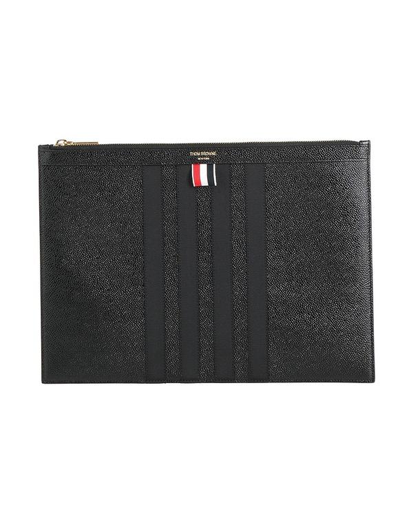トム赤銅色 メンズ 御徒面子 THOM BROWNE ハンドバック Black 黒いこと