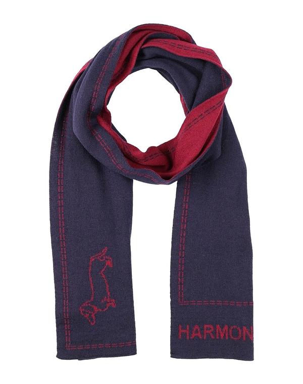 ハーモント & ブレイン メンズ アクセサリー マフラー・ストール・スカーフ HARMONT & BLAINE マフラー＆スカーフ Blue ブルー