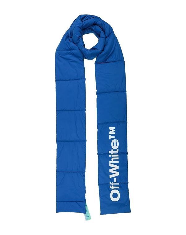 オフ-ホワイト メンズ アクセサリー マフラー・ストール・スカーフ OFF-WHITE マフラー＆スカーフ Blue ブルー