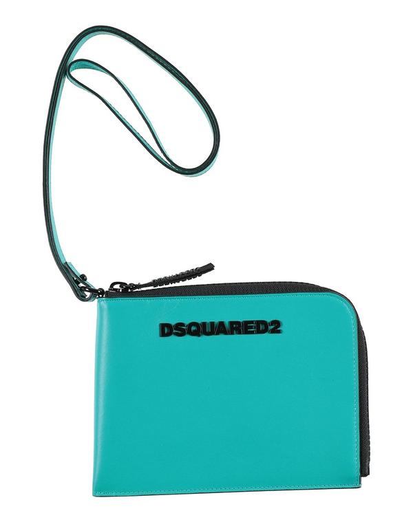 ディースクエアード メンズ 添え物 銭入れ DSQUARED2 銭入れ（同盟罷業さあ美付き添い人） Turquoise Blue 青碧