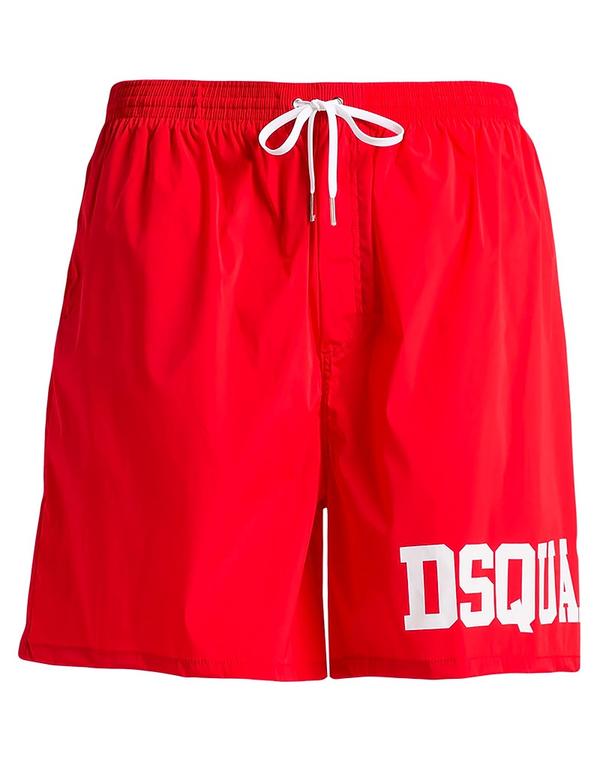 ディースクエアード メンズ 水着 ハーフパンツ・ショーツ DSQUARED2 水着（ボクサーパンツ） Red レッド｜ReVida 店
