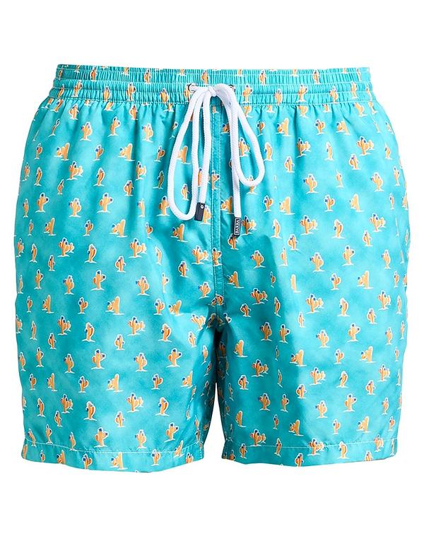バルバナポリ メンズ 水着 ハーフパンツ・ショーツ BARBA Napoli 水着（ボクサーパンツ） Turquoise Blue ブルー