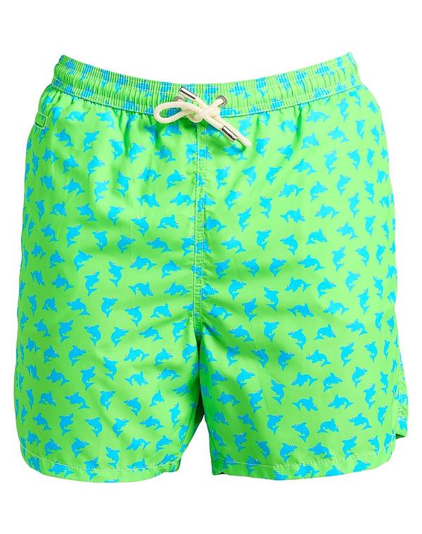 エムシーツーセイントバース メンズ 水着 ハーフパンツ・ショーツ MC2 SAINT BARTH 水着（ボクサーパンツ） Lime Green ライム