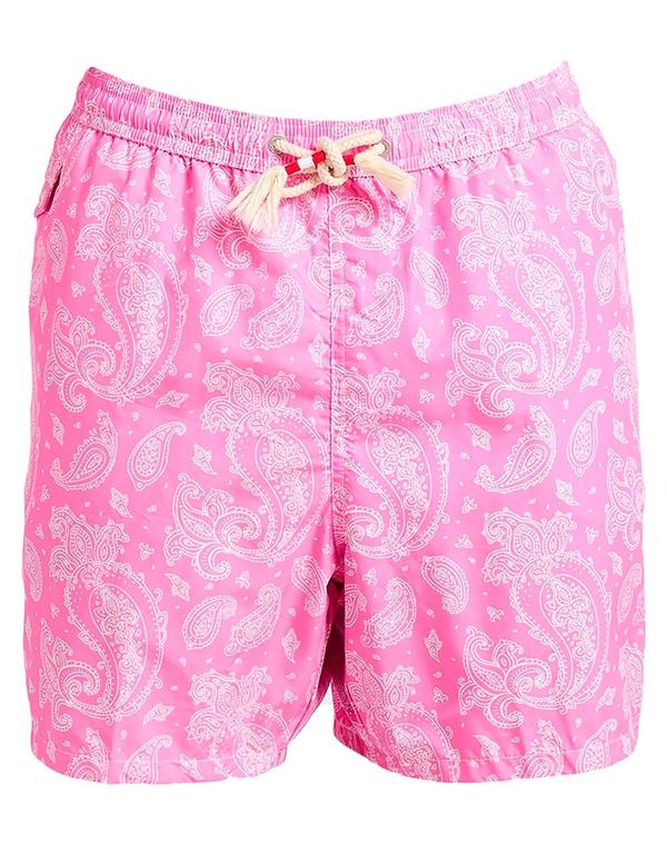 エムシーツーセイントバース メンズ 水着 ハーフパンツ・ショーツ MC2 SAINT BARTH 水着（ボクサーパンツ） Pink ピンク