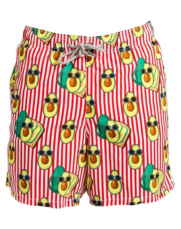 エムシーツーセイントバース メンズ 水着 ハーフパンツ・ショーツ MC2 SAINT BARTH 水着（ボクサーパンツ） Red レッド