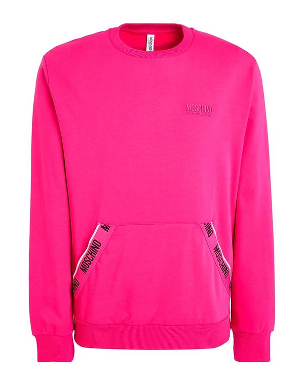 モスキーノ メンズ トップス Tシャツ MOSCHINO アンダーＴシャツ Fuchsia フューシャ