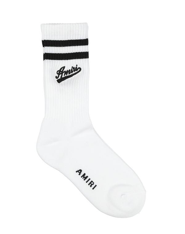 アミリ メンズ アンダーウェア 靴下 AMIRI ストッキング＆ソックス White ホワイト
