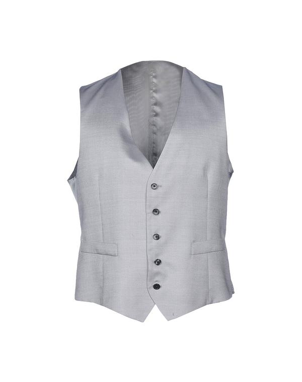 ラルディーニ メンズ トップス ベスト LARDINI ジレ Light Gray グレー